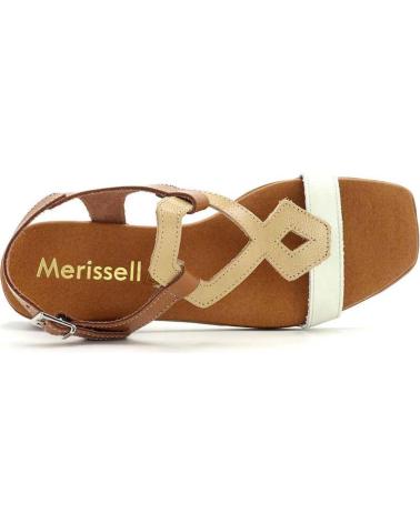 Sandales pour Femme MERISSELL SANDALIA 5345 ROBLE - CAMEL - HIELO