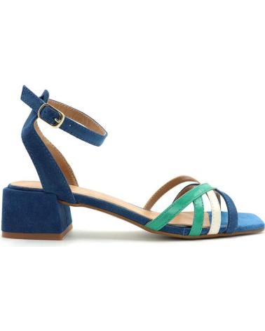 Sandalias de Mujer MERISSELL SANDALIA TIRAS 8569 AZUL - MARFIL - VERDE