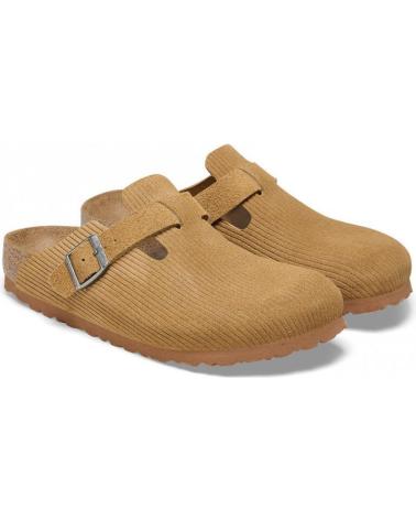 Zuecos de Mujer y Hombre BIRKENSTOCK ZUECO BOSTON 1025668 BROWN CORDUROY CO