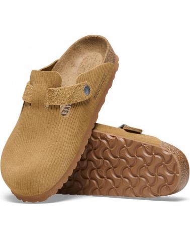 Zuecos de Mujer y Hombre BIRKENSTOCK ZUECO BOSTON 1025668 BROWN CORDUROY CO