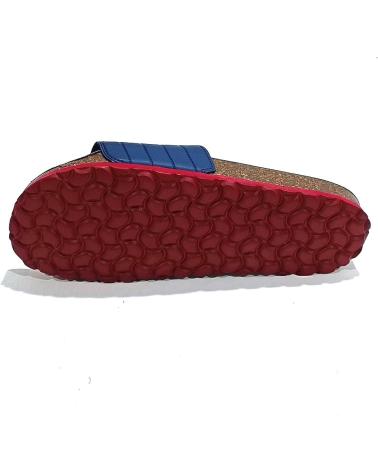 Zehansandalen-Madchen-De-Hombre-MUNICH-CHANCLA-DE-PALA-DE-GOMA-AZUL