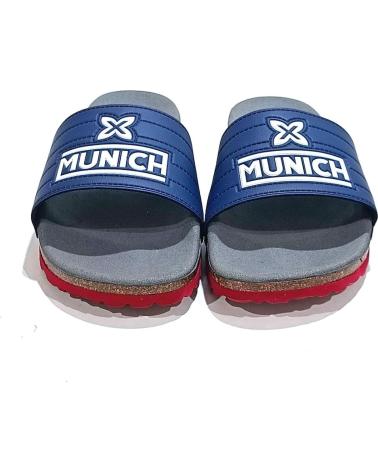Zehansandalen-Madchen-De-Hombre-MUNICH-CHANCLA-DE-PALA-DE-GOMA-AZUL