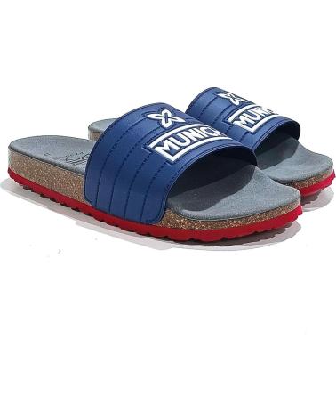 Zehansandalen-Madchen-De-Hombre-MUNICH-CHANCLA-DE-PALA-DE-GOMA-AZUL