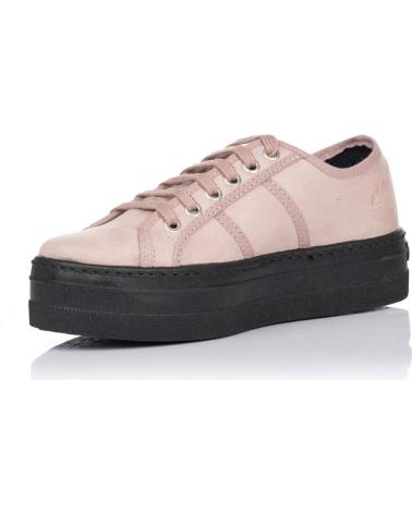 VICTORIA BARCELONA 109205 - RECYCLED SUEDE-EFFECT PLATFORM SNEAKERS NUDE BEIGE NUDE