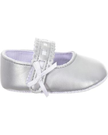 Bebé-De-Niña--ZAPATOS-FLEXIBLES-CON-CIERRE-DE-TIRA-DE-VELCRO-C-4-BEBE-PLATEADO