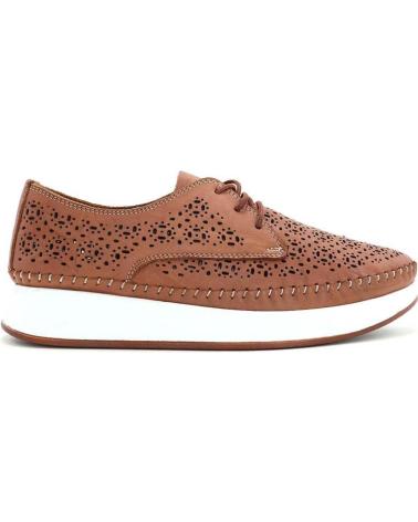 Zapatos de Mujer ERASE BLUCHER CALADO 040 104 CUERO