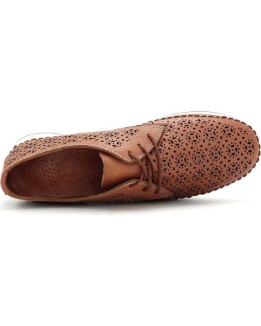 Zapatos de Mujer ERASE BLUCHER CALADO 040 104 CUERO