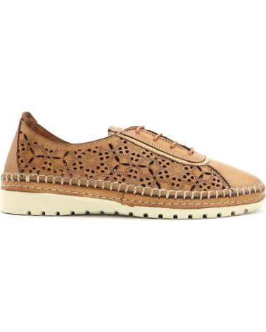 Zapatos de Mujer ERASE INGLES CALADO 016102 CUERO