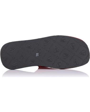 Calzado de casa de Hombre andinas 599-20 BLANCO-ROJO