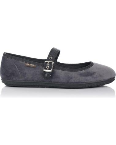 Bailarinas de Niña VICTORIA BAILARINA ODA MERCEDES TERCIOPELO 104913 GRIS