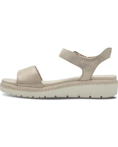 Sandalias de Mujer TAMARIS SANDALIA CON VELCRO AJUSTABLE PARA MUJER DE 179 CHAMPAGNE