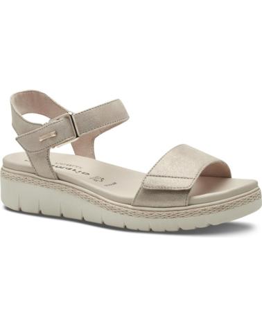 Sandalias de Mujer TAMARIS SANDALIA CON VELCRO AJUSTABLE PARA MUJER DE 179 CHAMPAGNE
