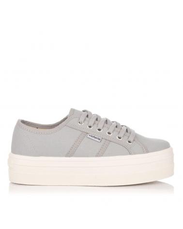 Esportes  de Mulher VICTORIA ZAPATILLAS LONA 109200 GRIS