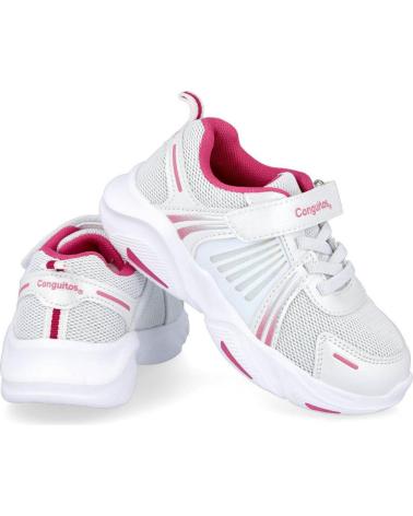 Sportivo per Bambina CONGUITOS LV1 26102 ZAPATILLAS DEPORTIVAS NIÑA CON LUZ BLANCO