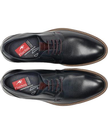 Schuhe für Herren FLUCHOS ZAPATO CABALLERO THEO F1631 OCEANO 502129 AZUL MARRON