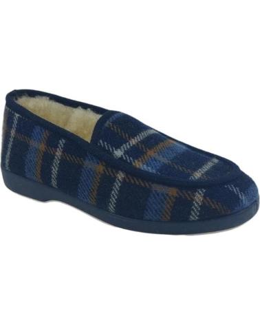 Calzado-De-Casa-De-Hombre-NORTEÑAS-ZAPATILLAS-OTONO-INVIERNO-NORTENAS-CUADROS-68-527-MARINO