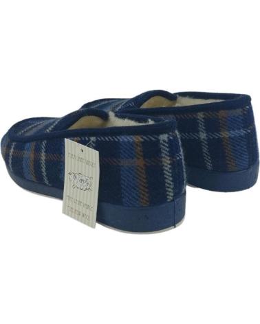 Calzado-De-Casa-De-Hombre-NORTEÑAS-ZAPATILLAS-OTONO-INVIERNO-NORTENAS-CUADROS-68-527-MARINO