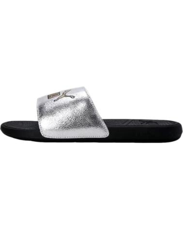 Chanclas-De-Mujer-PUMA-CHANCLA-MUJER-METALLIC-395395-NEGRO