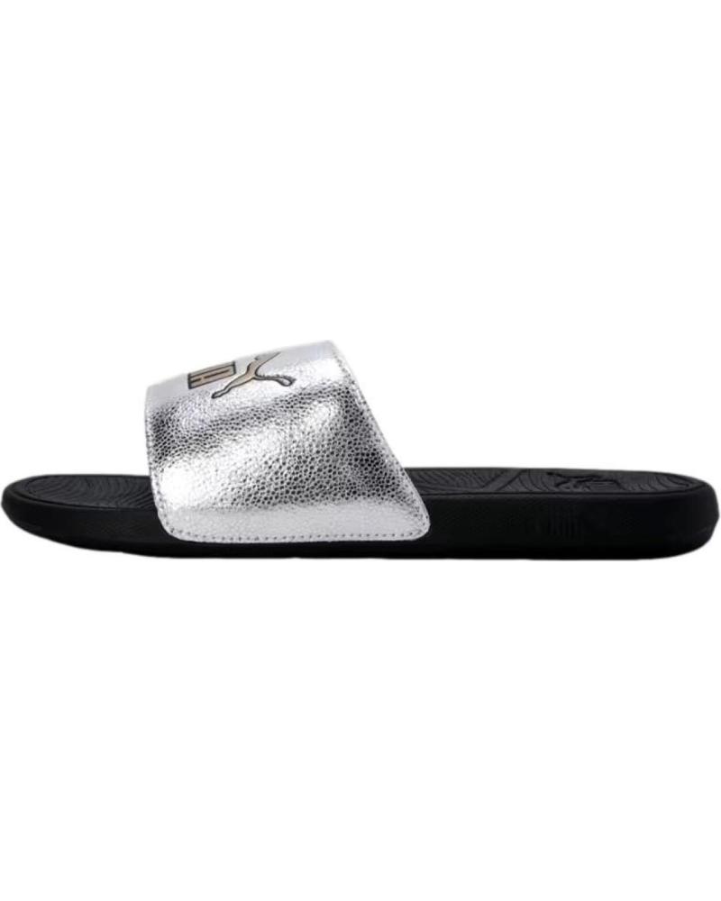 Chanclas-De-Mujer-PUMA-CHANCLA-MUJER-METALLIC-395395-NEGRO
