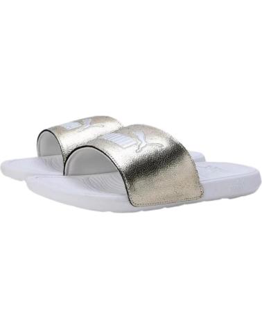 Chanclas-De-Mujer-PUMA-CHANCLA-MUJER-METALLIC-395395-BLANCO