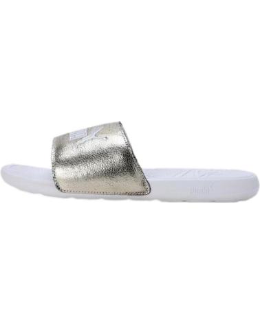Chanclas-De-Mujer-PUMA-CHANCLA-MUJER-METALLIC-395395-BLANCO