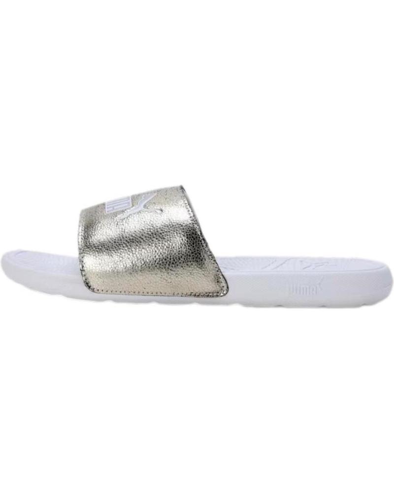 Chanclas-De-Mujer-PUMA-CHANCLA-MUJER-METALLIC-395395-BLANCO