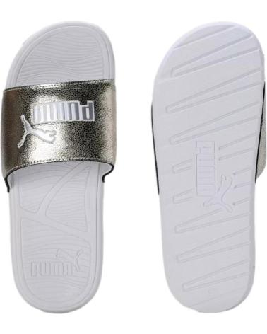 Chanclas-De-Mujer-PUMA-CHANCLA-MUJER-METALLIC-395395-BLANCO