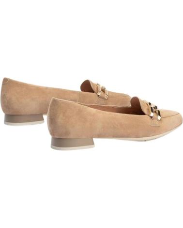 Mocasines de Mujer pitillos MOCASIN ANTE BRANDY
