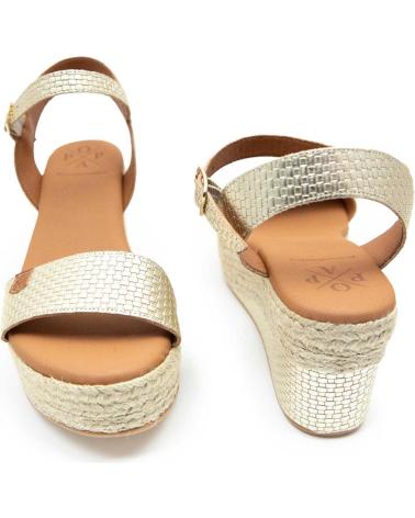 Sandali per Donna POPA CB30401 103 ARAMBOL TRELAM ORO TRECCIA