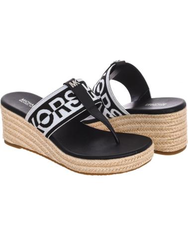 Sandals-De-Mujer-MICHAEL-KORS-SANDALIAS-DE-CUNA-40T2VRMS1D-MUJER-NEGRO-BLANCO