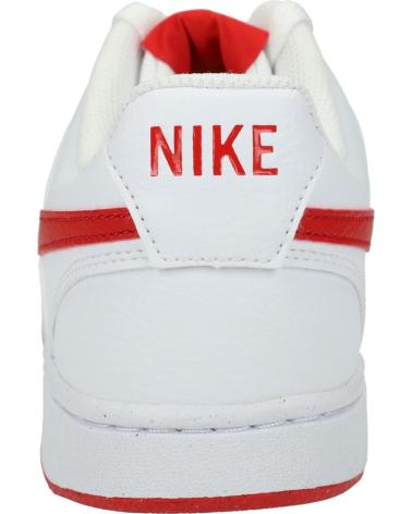 NIKE COURT VISION LOW NEXT NATURE HF1744-101 WHITE-RED SNEAKERS BLANCO-ROJO