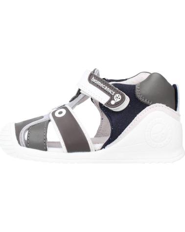 Sandálias de Menina e Menino BIOMECANICS SANDALIAS NINO MODELO 212144 COLOR GRIS GRISOCEAN GRIS Y OCEAN SAUVAG