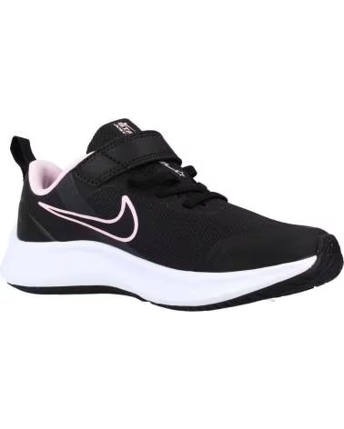 NIKE STAR RUNNER 3 LITTLE KI DA2777 - BASKETS NOIRES 002