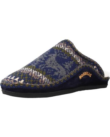 Pantufas de Homem NORDIKAS ZAPATILLAS HOGAR HOMBRE MODELO 2502 COLOR AZUL MARINO