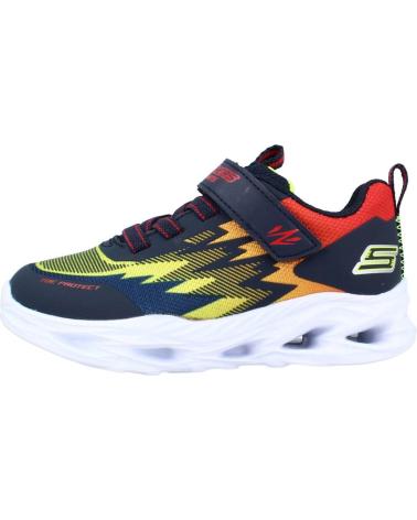 Sneaker-De-Niña-SKECHERS-ZAPATILLAS-NINO-MODELO-FLASH-ZORENT-COLOR-MULTICOLOR-NVMT-LUCES