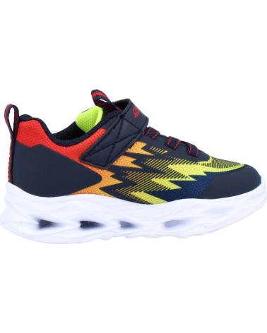 Sneaker-De-Niña-SKECHERS-ZAPATILLAS-NINO-MODELO-FLASH-ZORENT-COLOR-MULTICOLOR-NVMT-LUCES