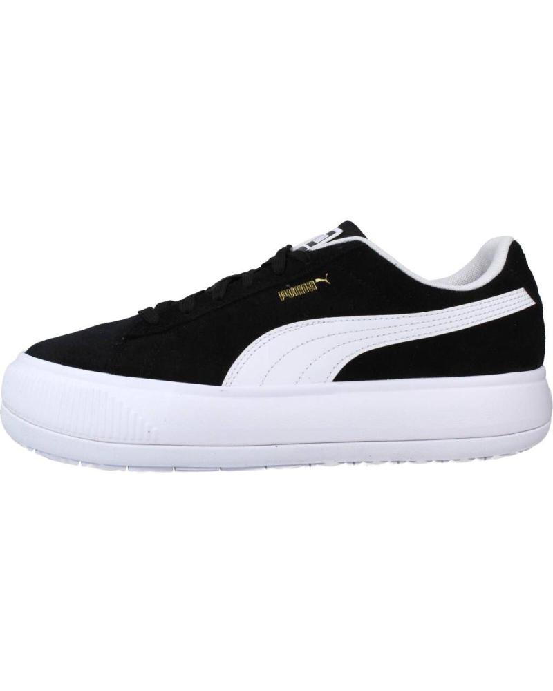 Sportif pour Femme et Fille PUMA ZAPATILLAS SUEDE MAYU BLACK--WHITE MUJER NEGRO