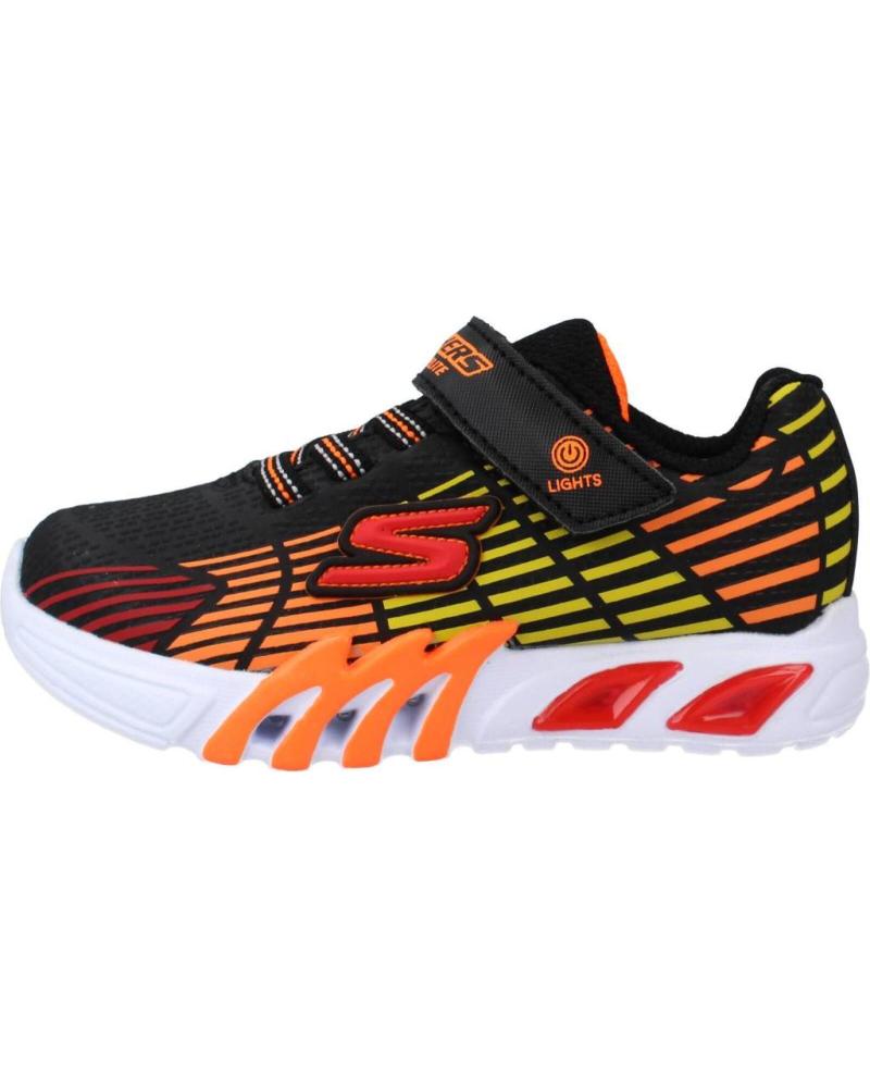 Sportivo per Bambino SKECHERS ZAPATILLAS NINO MODELO FLEX-GLOW ELITE COLOR NEGRO BKMT