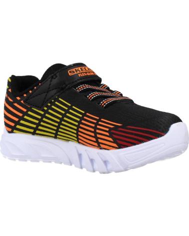 Sportivo per Bambino SKECHERS ZAPATILLAS NINO MODELO FLEX-GLOW ELITE COLOR NEGRO BKMT
