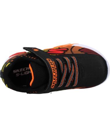 Sportivo per Bambino SKECHERS ZAPATILLAS NINO MODELO FLEX-GLOW ELITE COLOR NEGRO BKMT