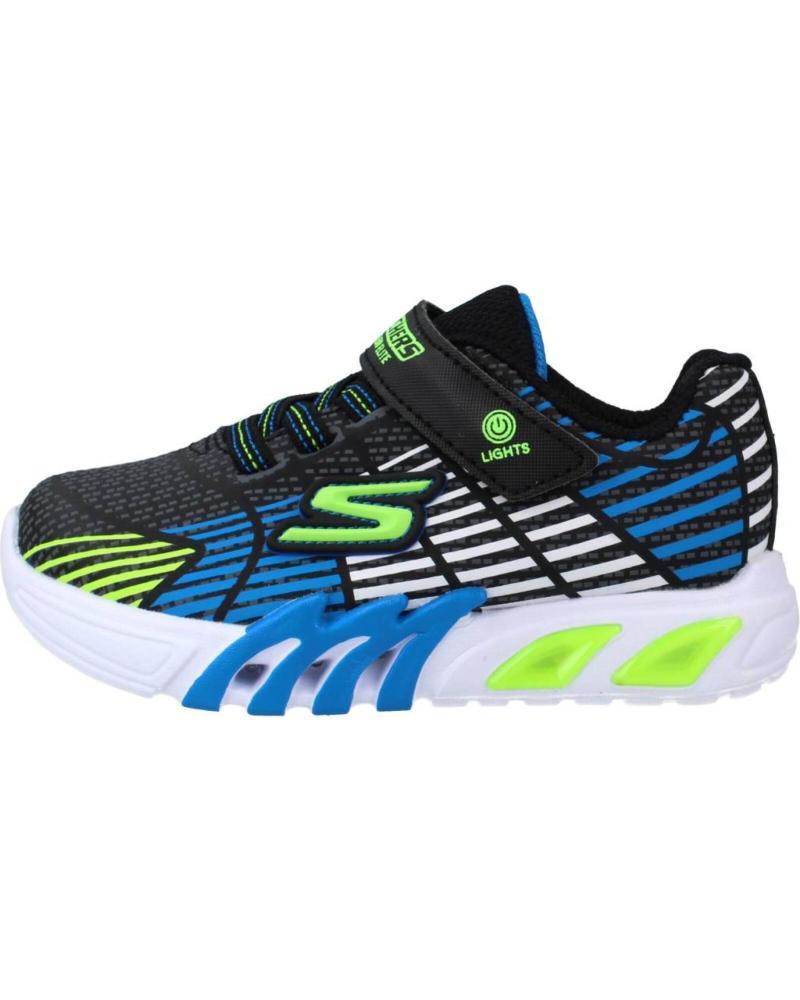 Sportivo per Bambino SKECHERS ZAPATILLAS NINO MODELO FLEX-GLOW ELITE COLOR NEGRO BBLM
