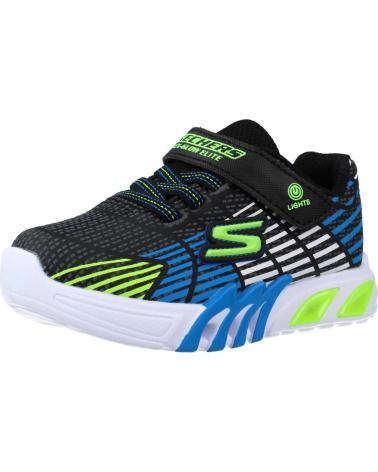 Sportivo per Bambino SKECHERS ZAPATILLAS NINO MODELO FLEX-GLOW ELITE COLOR NEGRO BBLM