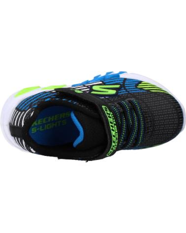 Sportivo per Bambino SKECHERS ZAPATILLAS NINO MODELO FLEX-GLOW ELITE COLOR NEGRO BBLM