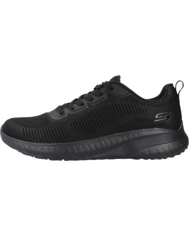 SKECHERS ZAPATILLAS MUJER MODELO BOBS SQUAD COLOR NEGRO BBK