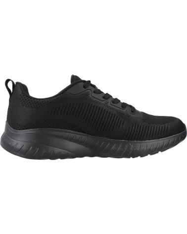 SKECHERS ZAPATILLAS MUJER MODELO BOBS SQUAD COLOR NEGRO BBK