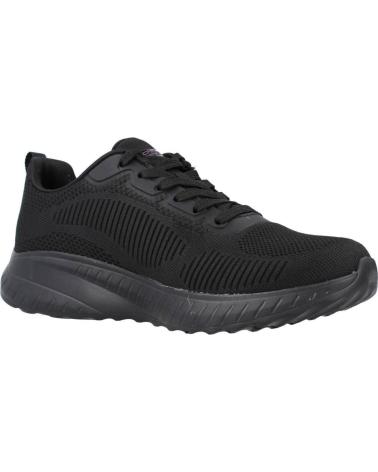 SKECHERS ZAPATILLAS MUJER MODELO BOBS SQUAD COLOR NEGRO BBK