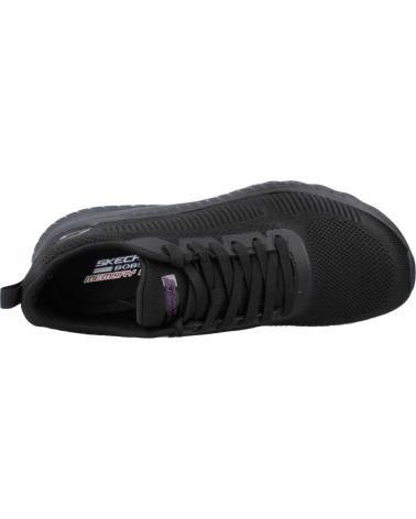 SKECHERS ZAPATILLAS MUJER MODELO BOBS SQUAD COLOR NEGRO BBK