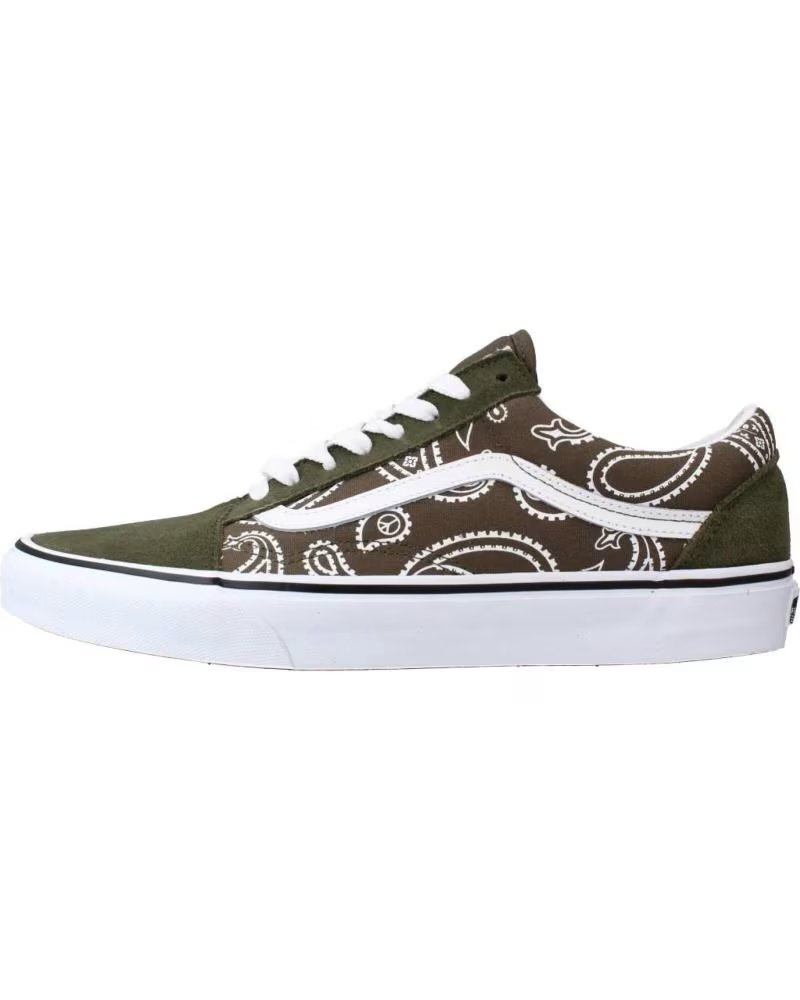 Esportes de Mulher e Menino VANS OFF THE WALL TÊNIS OLD SKOOL UNISSEX - VERDE GRPLFTRWHT