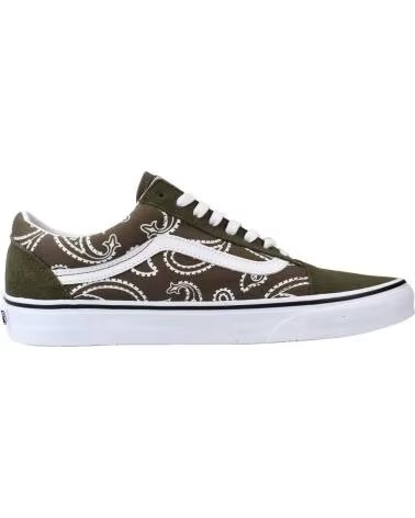 Esportes de Mulher e Menino VANS OFF THE WALL TÊNIS OLD SKOOL UNISSEX - VERDE GRPLFTRWHT