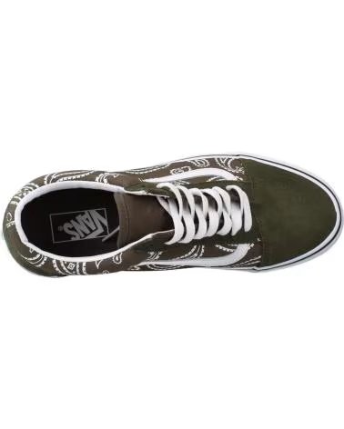 Esportes de Mulher e Menino VANS OFF THE WALL TÊNIS OLD SKOOL UNISSEX - VERDE GRPLFTRWHT